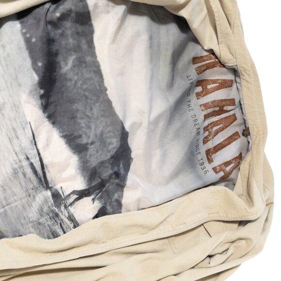 Kahala Tan Corduroy Shirt Jacket 2XL Mens Cotton Blend Button Down Long Sleeve - Picture 11 of 12